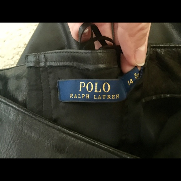 Ralph Lauren Moto lambskin leather skirt - Picture 5 of 7